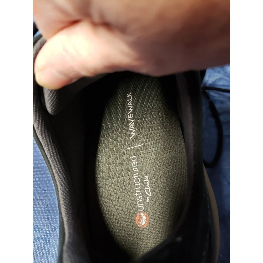 Unstructured‎ By Clarks WaveWalk Wave Go Waterproof Leather Women's Shoes Size 9